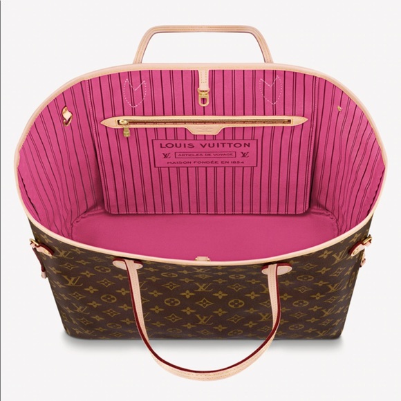 MORE PIX & A VIDEO NEVERFULL PIVOINE BAG W/ POUCH - Picture 8 of 15